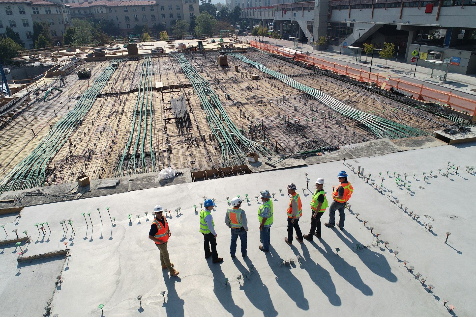 Construction site representing DK Group building activity